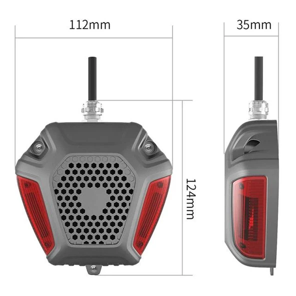 PowerMaster PM-21671 Tır - Kamyon Kör Nokta Uyarı Ve Acil Aydınlatma Cihazı - Sensörsüz (Türkçe Dil) - 2