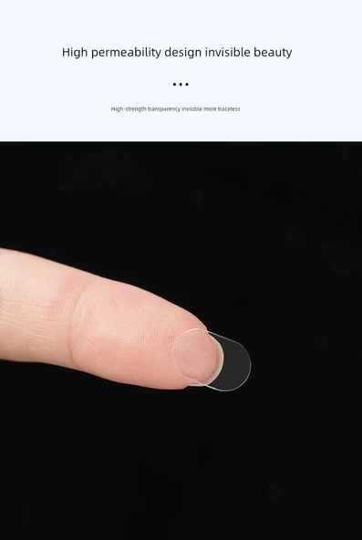 Düzensiz İki Taraflı Yapışkan Nano Etiketler - 1 Adet [10-20mm] 21 Etiket - Resim 12