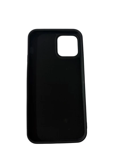 iPhone 12 ile Uyumlu Cappy Silikon Kılıf Siyah - 2