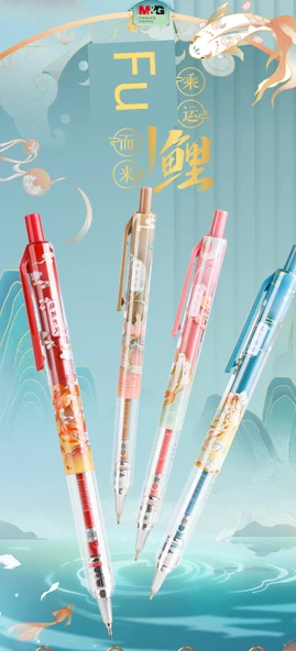 Otomatik Kalem - Memnuniyet + İyi Şans - 0.5mm - 60 Kurşun Çekirdekli - 8