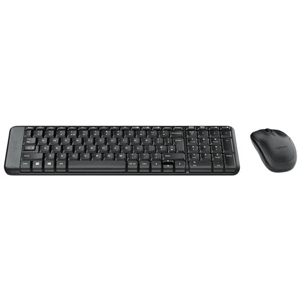 Logitech MK220 Q Tr Siyah Kablosuz Klavye Mouse Set - 2