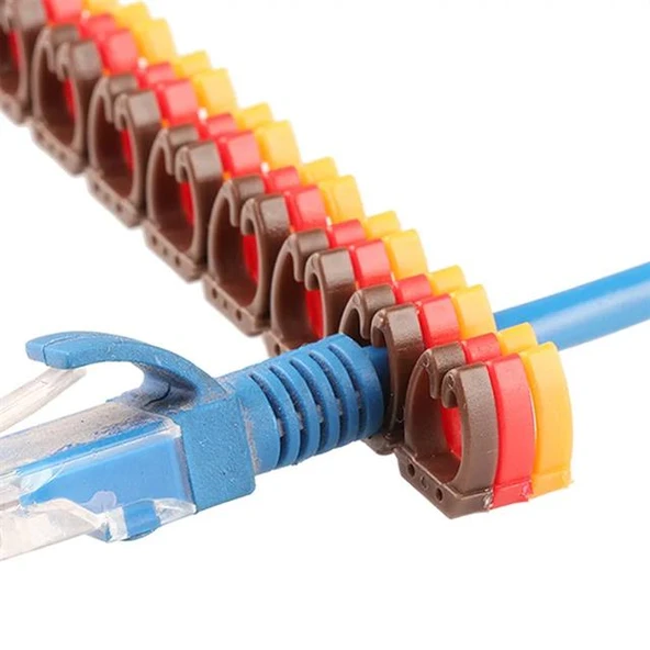 PowerMaster 0-9 Dijital Kodlu Renkli Kablo İşaretleyici - Resim 2