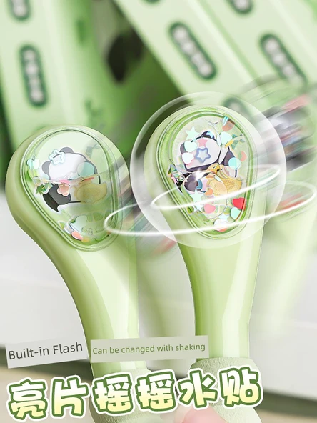 Yumuşak Tutma Su Etiketi Düzeltme Bandı - Gökkuşağı Pony + Sevimli Yunus 6 Paket/36 m - Resim 3