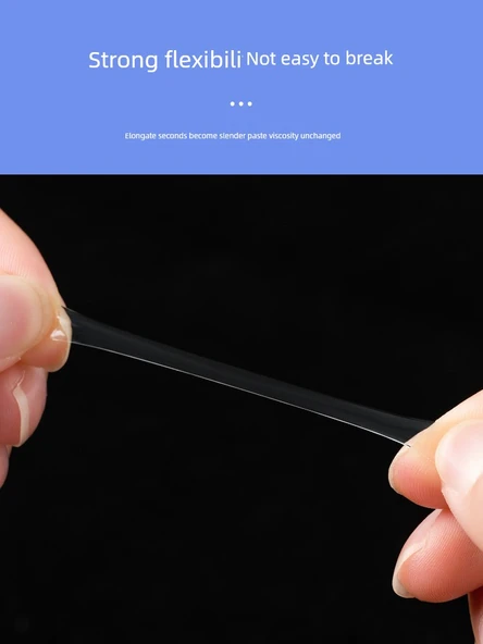 Düzensiz İki Taraflı Yapışkan Nano Etiketler - 1 Adet [10-20mm] 21 Etiket - Resim 5