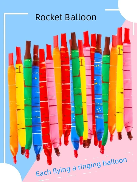 Dönme Gyro Balon 20'li Paket (Şişirici Dahil) - 2