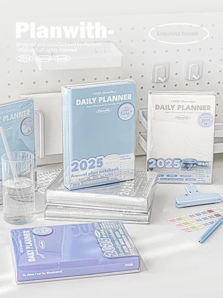 2025 Günlük Planlayıcı Defter - Nane Yeşili - 210 Sayfa - 4
