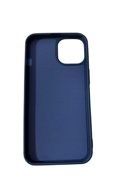 iPhone 14 ile Uyumlu Cappy Silikon Kılıf Mavi ürün görseli