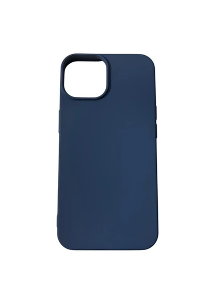 iPhone 14 ile Uyumlu Cappy Silikon Kılıf Mavi - Resim 2