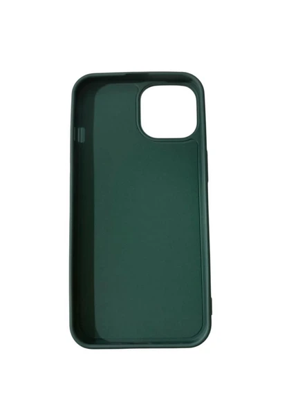 iPhone 14 ile Uyumlu Cappy Silikon Kılıf Yeşil - 1