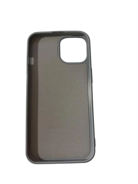 iPhone 14 ile Uyumlu Cappy Silikon Kılıf Gri ürün görseli
