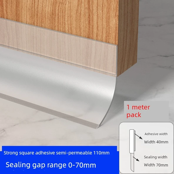 Kendinden Yapışkanlı Kapı ve Pencere Sızdırmazlık Şeridi - 110mm Şeffaf 1 Metre