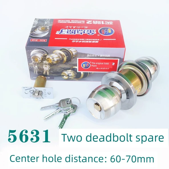 Mekanik Kapı Kilidi - 60-70mm Çift Dilli - İç Mekan