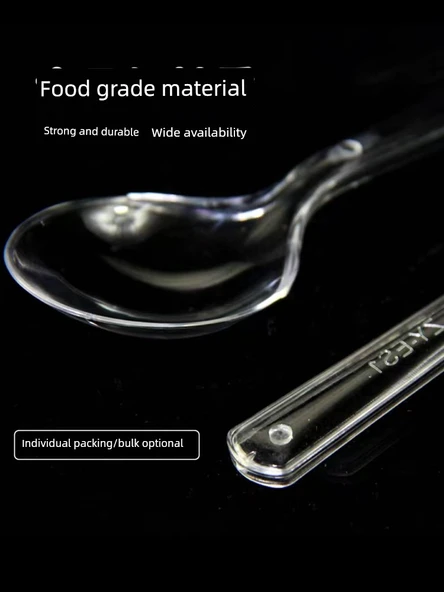 Tek Kullanımlık Plastik Kaşık - Büyük SKK500 (Basit) - 4