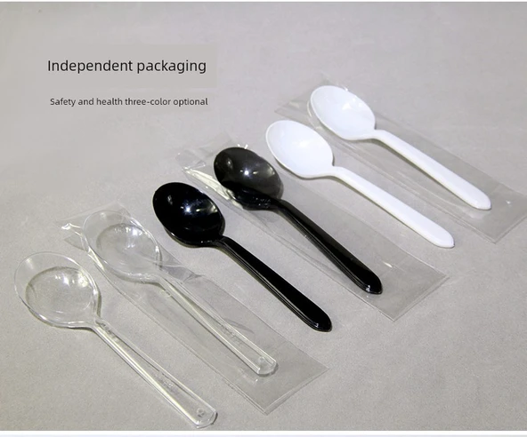 Tek Kullanımlık Plastik Kaşık - ES6 Beyaz (Bireysel) 500 - 7
