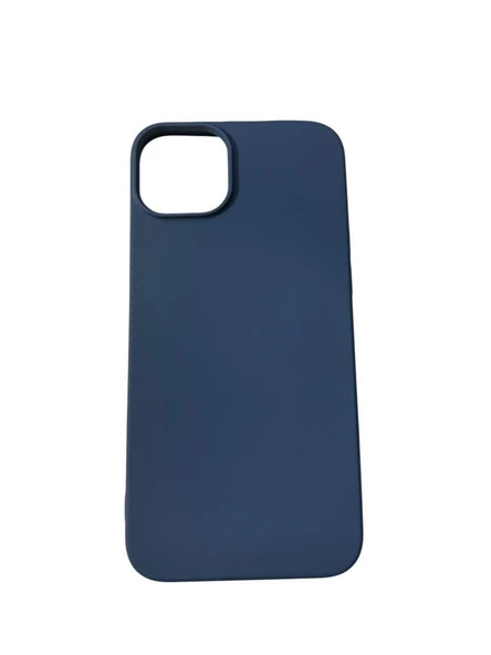 iPhone 14 Plus ile Uyumlu Cappy Silikon Kılıf Lacivert - 2