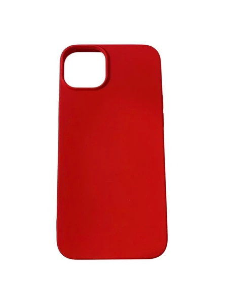 iPhone 14 Plus ile Uyumlu Cappy Silikon Kılıf Kırmızı - 2