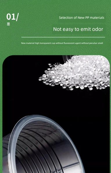 Tek Kullanımlık Plastik Bardak - 180ml - 50 Adet (1 Paket) - 11