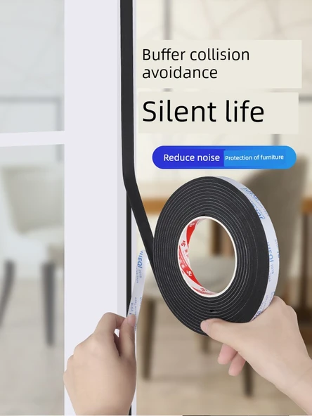 Kapı Pencere Sızdırmazlık Şeridi - 20mm Genişlik - 2m Uzunluk - 8mm Kalınlık - Resim 10