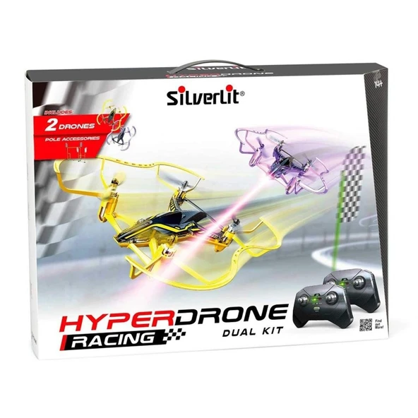 Silverlit HyperDrone Yarış Büyük Kit 2.4G - 4CH Gyro-Çift Drone - 4