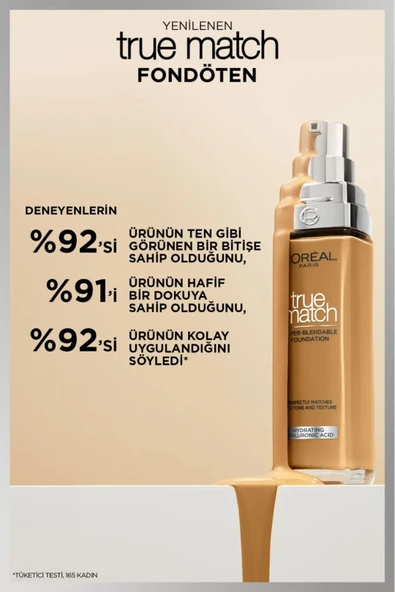 Loreal Paris True Match Bakım Yapan Fondöten - 3C Soğuk Alt Ton - 8