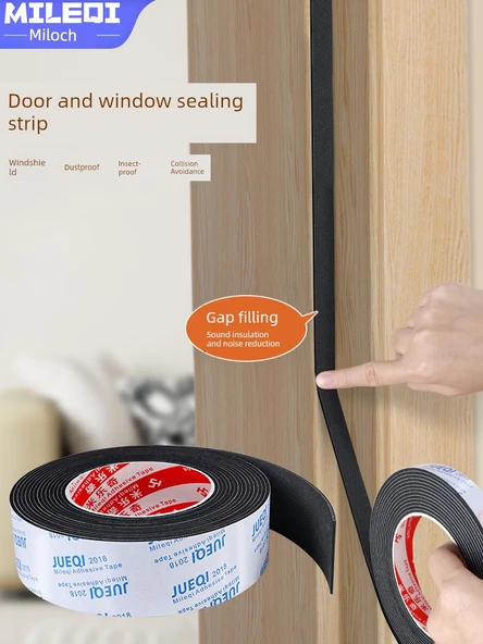 Kapı Pencere Sızdırmazlık Şeridi - 20mm Genişlik - 2m Uzunluk - 8mm Kalınlık - Resim 2
