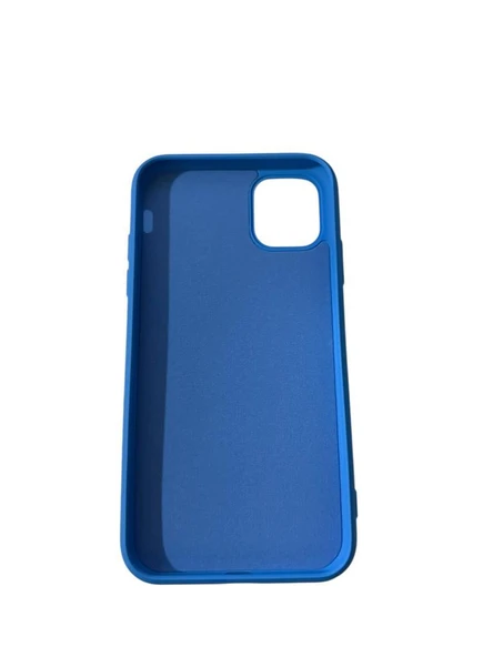 iPhone 11 ile Uyumlu Cappy Silikon Kılıf Mavi ürün görseli