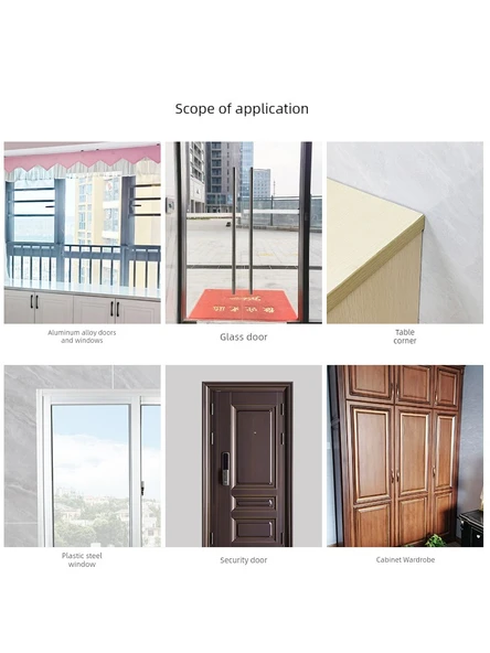 Kapı Pencere Sızdırmazlık Şeridi - 20mm Genişlik - 2m Uzunluk - 8mm Kalınlık - Resim 5