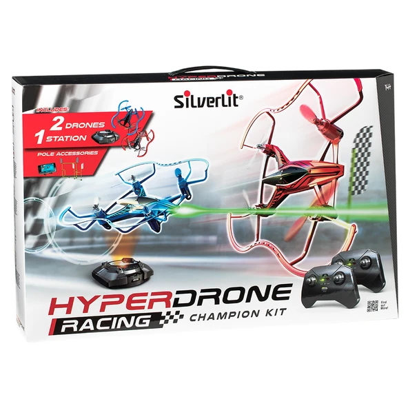 Silverlit HyperDrone Yarış Şampiyona Kiti 2.4G - 4CH Gyro Çift Dr - 6