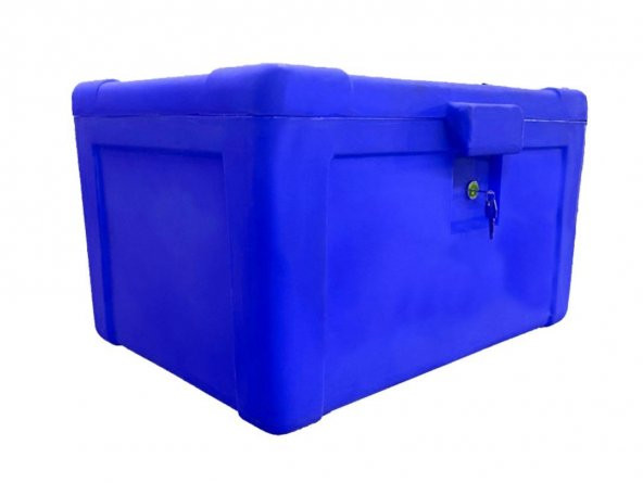 Motosiklet Servis Kurye  Çantası Nano Mavi 90 Litre, Kilitli Köşeli, PE - 1