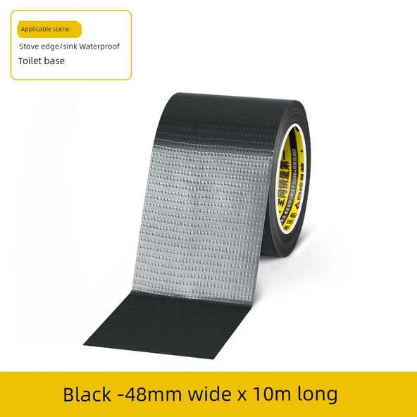 Tuvalet Altı Sızdırmazlık Bandı - Siyah - 48mm x 10m