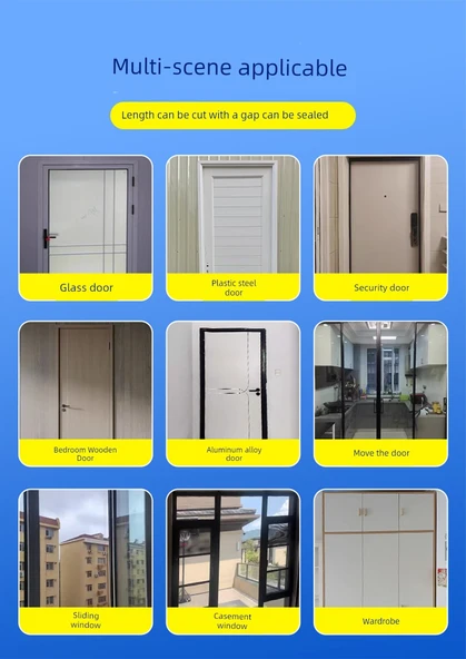 Kapı Sızdırmazlık Şeridi - 20mm Genişlik - 5m Uzunluk - 1mm Kalınlık - 10