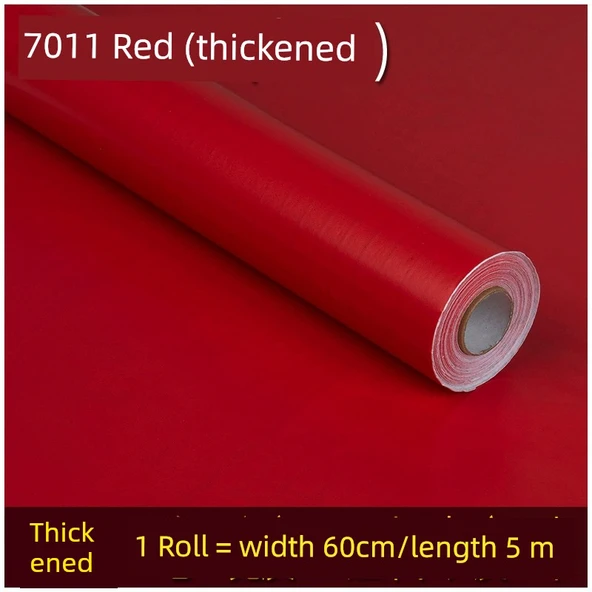 Kalın Kendinden Yapışkanlı Su Geçirmez Duvar Kağıdı - 77022 Gri 60cm * 5m - Büyük Boy - 12