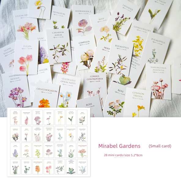 Mirabell Bahçe Postası - Mirabel Küçük Kart