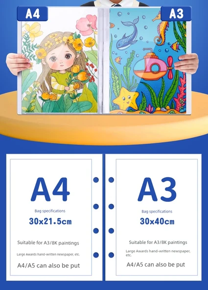 A3 Sanat Portföy Albümü - Kale Tavşanı - 120 Sayfa - 12