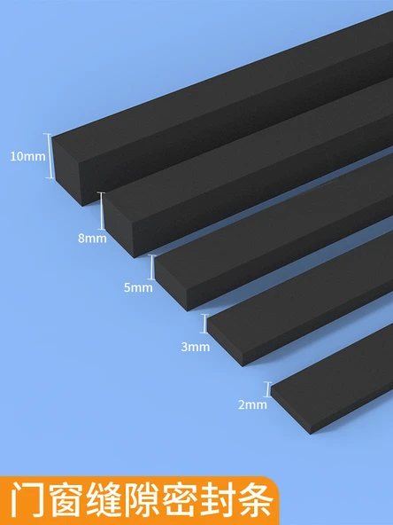 Kapı Pencere Aralığı Yalıtım Şeridi - 5mm Kalınlık - 2 Rulo - 20mm Genişlik - 2 Metre Uzunluk
