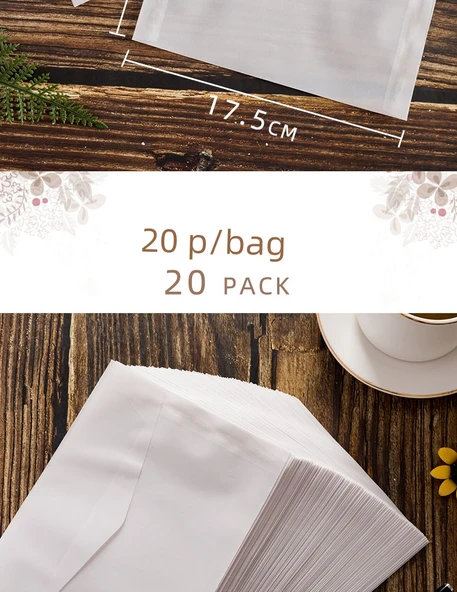 Mat Sıvı Geçirmez Kağıt Zarf - Sülfürik Asit Zarf Şerit 5/20 + (5 paket) A5 Pembe Mektup Kağıdı 50 yaprak - 9