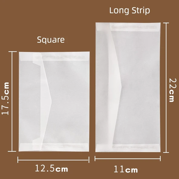 Mat Sıvı Geçirmez Kağıt Zarf - Mini 10x 7 8 Paket - 6