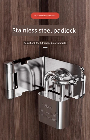 Paslanmaz Çelik Hasp - 3 inç - 11