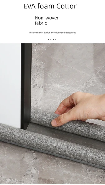 Kapı Rüzgar Kesici Alt Kapı Contası - Siyah - 5'li Paket - Resim 12