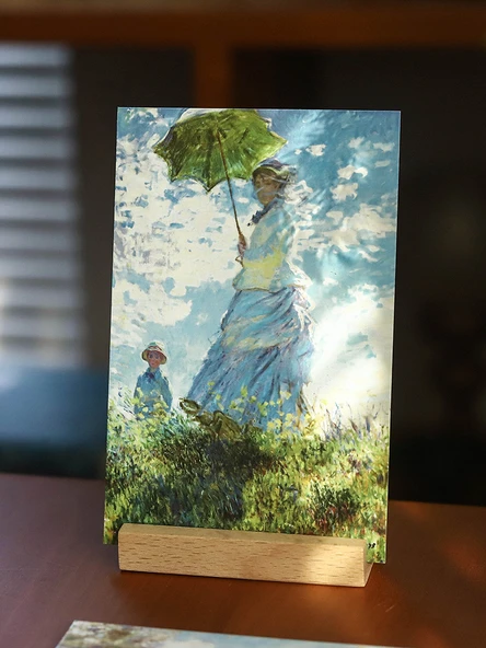 Sanatsal Tarz Yağlı Boya Postkart - Monet Yağlı Boya - 5