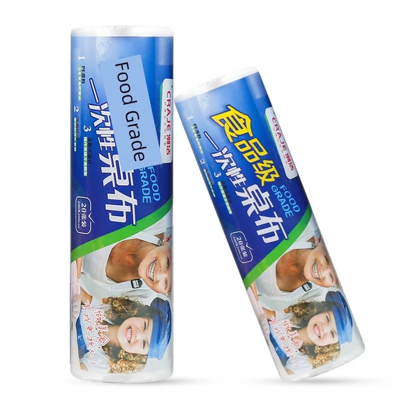 Tek Kullanımlık Plastik Masa Örtüsü - Beyaz 160x160cm (22 adet) - 4