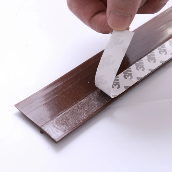 Kendinden Yapışkanlı Kapı Pencere Hava Sızdırmazlık Bandı - Derin Katchi Kumaş Rengi - 45mm - 5m - 5