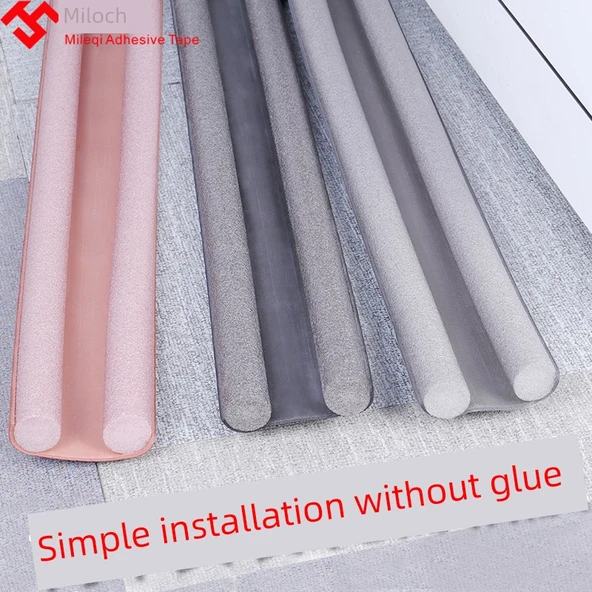 Kapı Rüzgar Kesici Alt Kapı Contası - Siyah - 5'li Paket - Resim 3