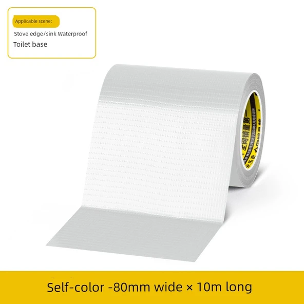 Su Geçirmez Küf Önleyici Bant - Beyaz - 80mm x 10m