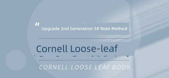 Minimalist Cornell Izgara Defteri B5 - 1 Beyaz Kapağı + Cornell Çekirdek - 2 Izgara - 7
