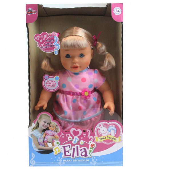 16 inç 37 cm Şarkı Söyleyen Ella Bebek-S-1540B - 2