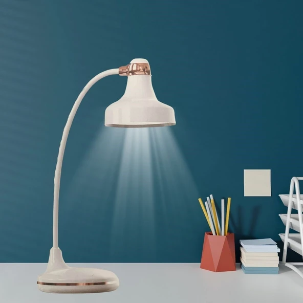 Dokunmatik 3 Farklı LED Işıklı Çalışma Masası Üstü Lamba - Resim 6