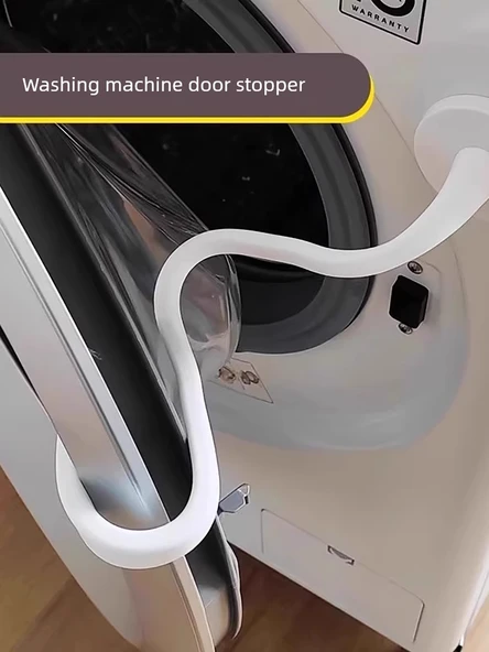 Manyetik Çamaşır Makinesi Kapı Tutucu - Beyaz 66mm - Güçlü Mıknatıs - Resim 3