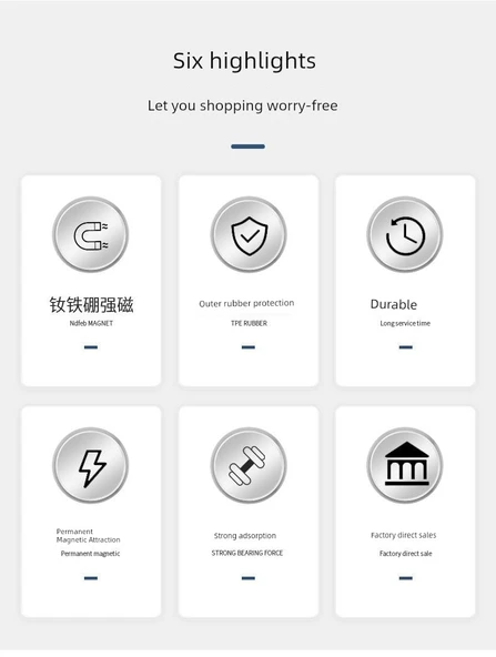 Manyetik Çamaşır Makinesi Kapı Tutucu - Beyaz 66mm - Güçlü Mıknatıs - Resim 8