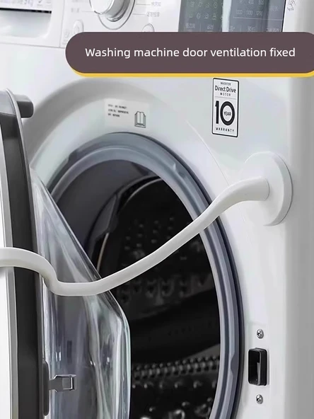 Manyetik Çamaşır Makinesi Kapı Tutucu - Beyaz 66mm - Güçlü Mıknatıs - Resim 2